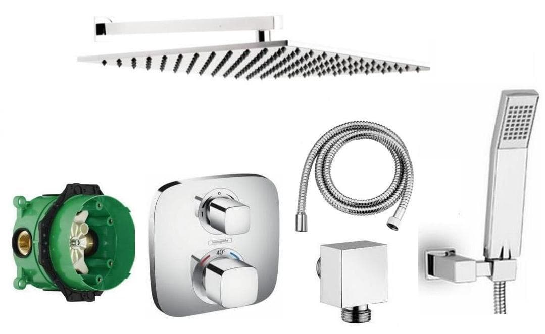 HANSGROHE ZESTAW PODTYNKOWY Z DESZCZOWNICĄ 40 CM 15708000 Cena