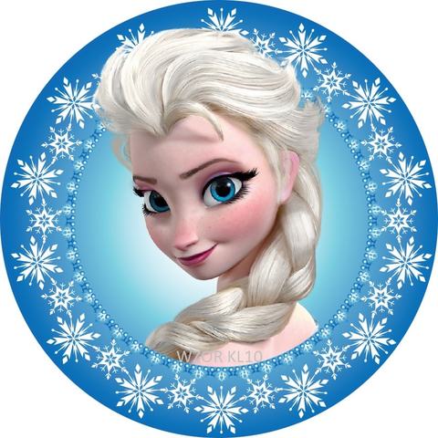 Gruby Op Atek Na Tort Kraina Lodu Frozen Elsa Cm Allegro Pl