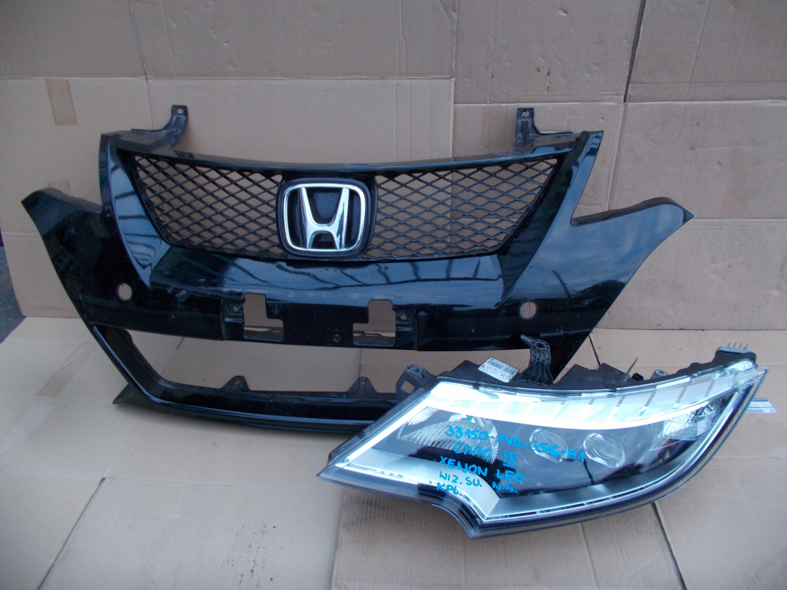 Grill Atrapa Kratka Zderzaka Pdc Honda Civic Ix Za Z Z Gliwice