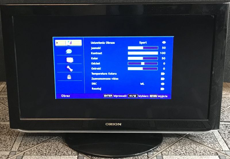 Telewizor Tv Orion Lcd Tv Fx D Oficjalne Archiwum