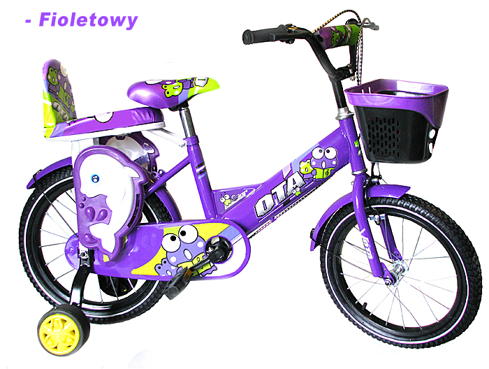 ROWER Rowerek dziecięcy DELFIN BMX 16 cali KOSZYK 7056070719