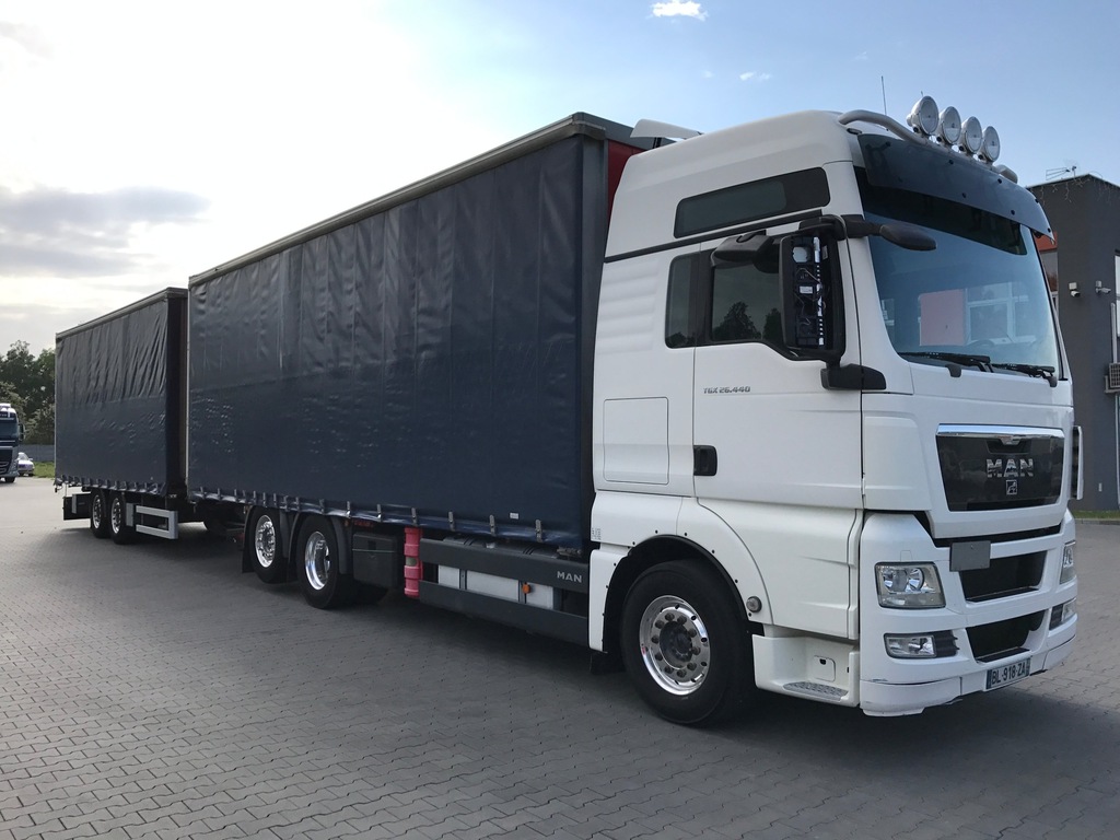 MAN TGX 26 440 XXL ZESTAW TANDEM XENON FULL WERSJA 7339844913