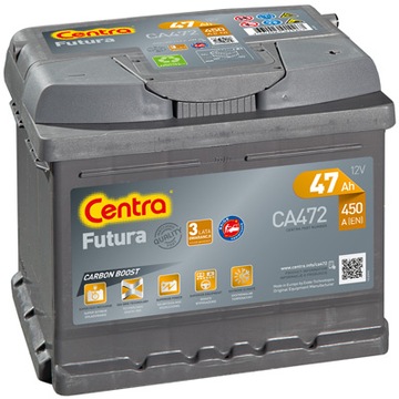 Akumulator CENTRA FUTURA 47Ah 450A P+