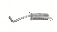 Конечный глушитель Skoda Fabia II 1,4 combi 09-14r.