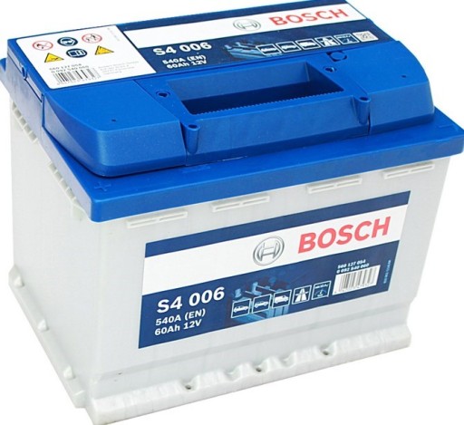Akumulator BOSCH 12V 60Ah/540A S4 (L+ 1) 242x175x1 - 12