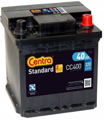 Акумуляторні центри стандартний CC400 40AH / 320A p+ - 1