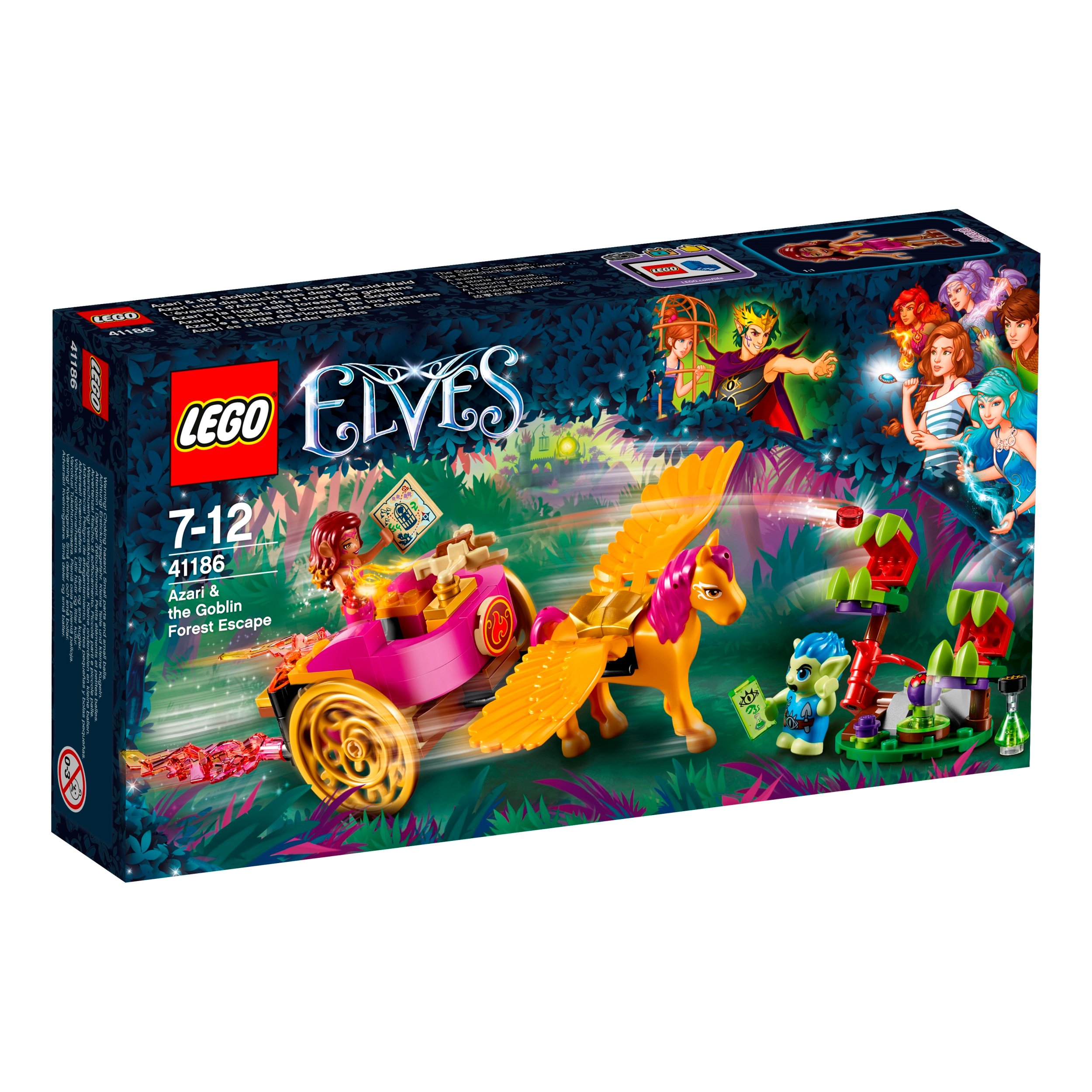 Lego Elves 41186 Azari i leśna ucieczka goblinów Nowe