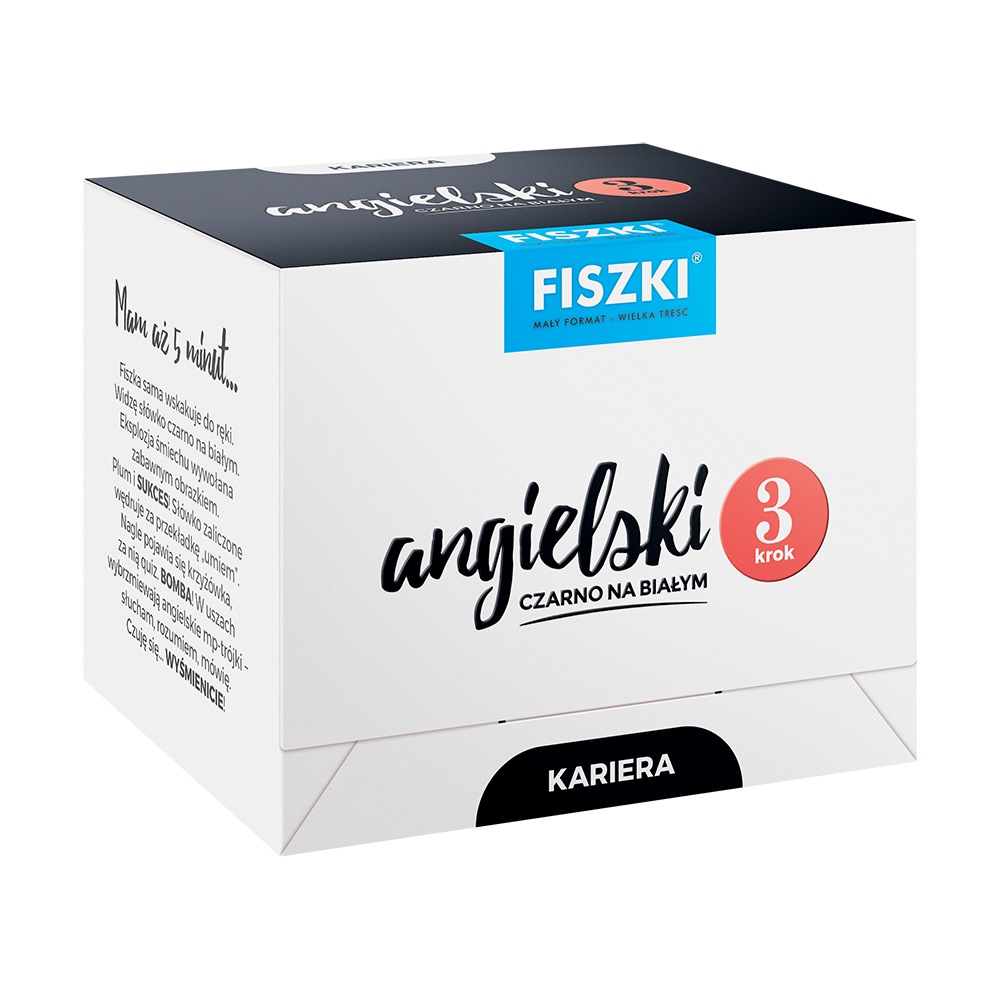 

Fiszki Angielski czarno na białym 3 Wojsyk