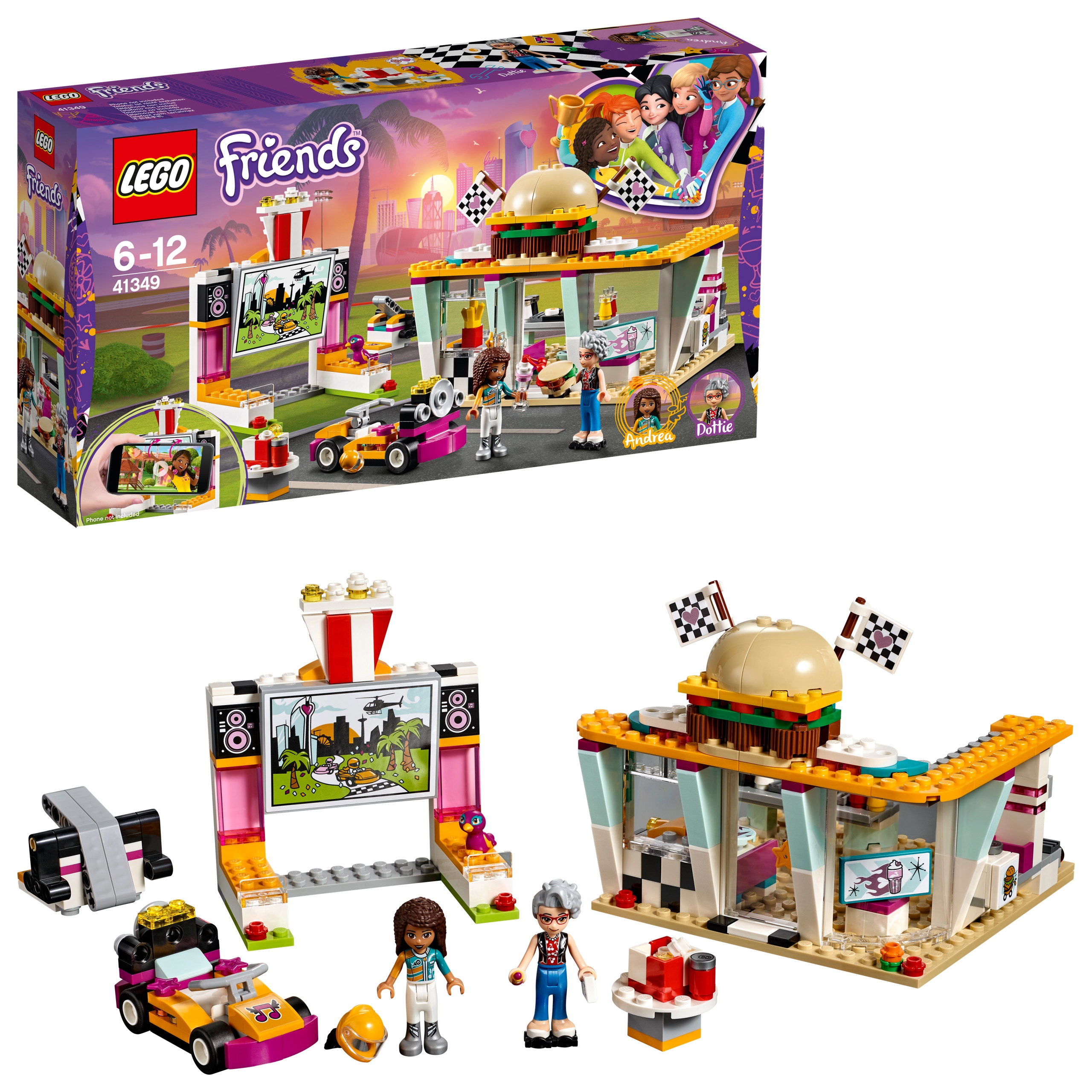 Klocki Lego Friends Wyścigowa restauracja 41349 Nowy