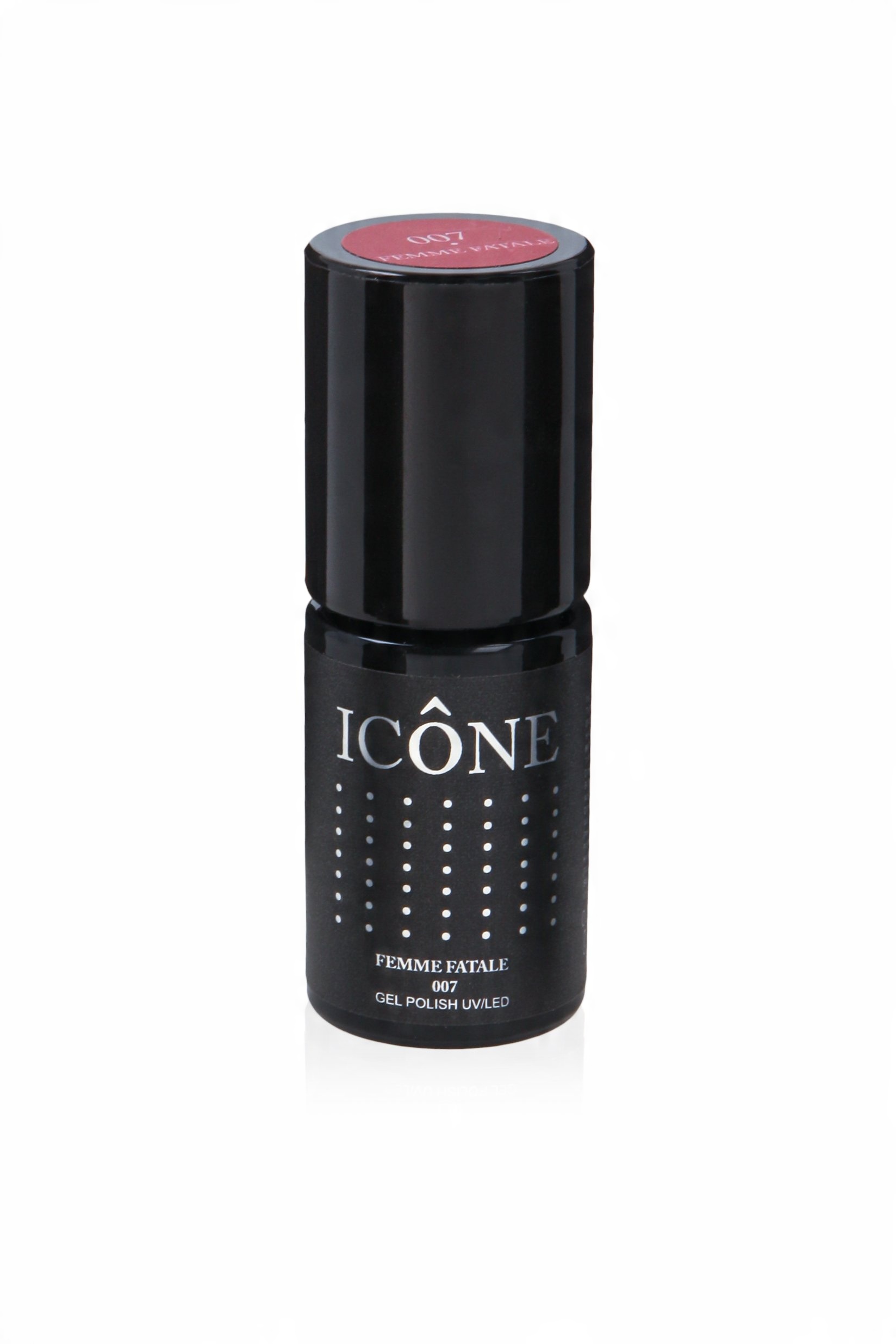 

Lakier hybrydowy Icone czerwony 007 femme fatale