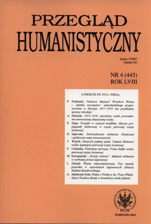 

Przegląd Humanistyczny 4/2014