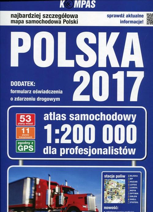 

Polska 2017 Atlas samochodowy dla profesjonalistów