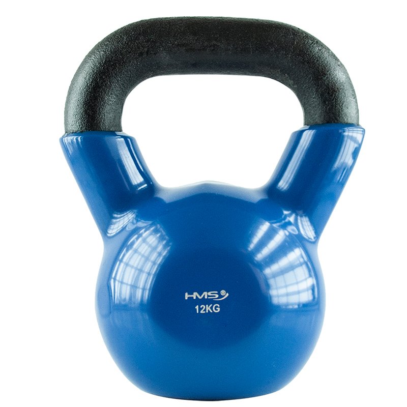 

Kettlebell żeliwny pokryty winylem 12 kg Hms