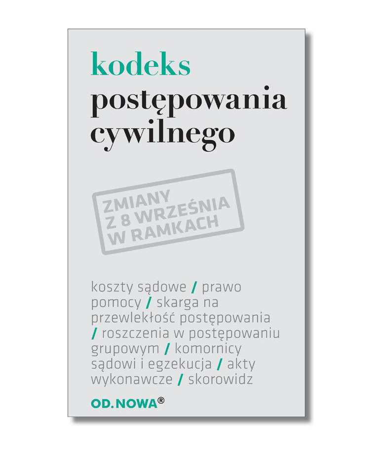 

Kodeks postępowania cywilnego Kaszok Agnieszka