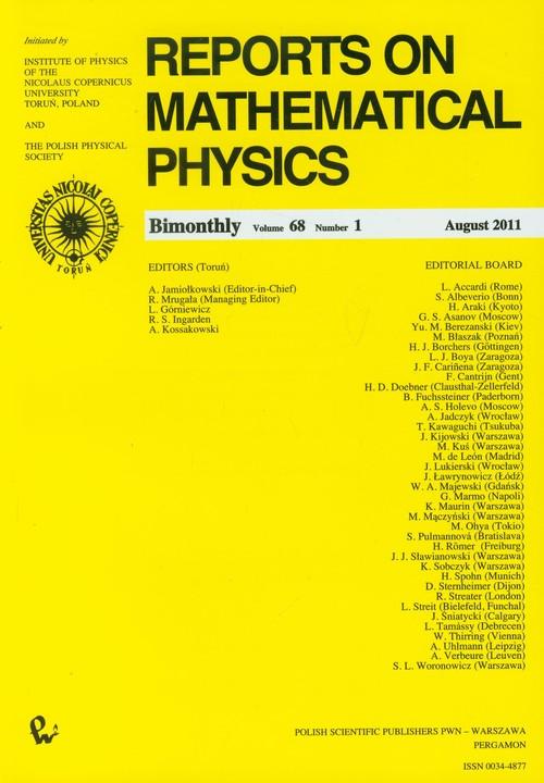 

Reports on Mathematical Physics 68/1 Kraj