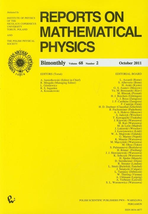 

Reports on Mathematical Physics 68/2 Kraj
