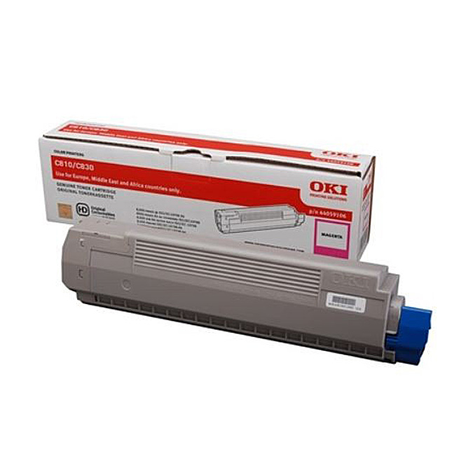 Toner Oki C810/C830 44059106 červený (purpurový)