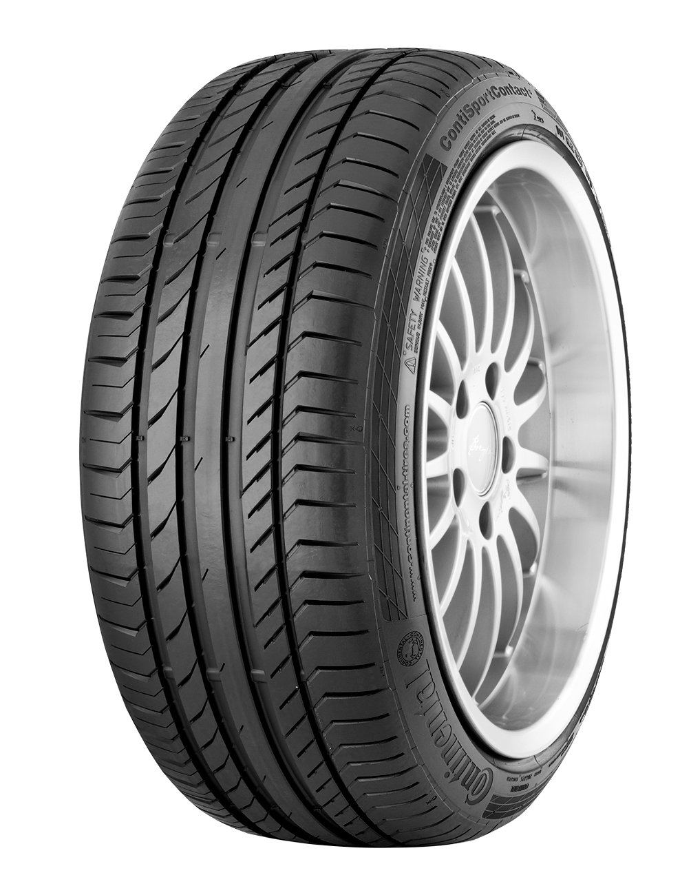 4X 225 / 45R17 CONTINENTAL CONTISPORTCONTACT 5 91W