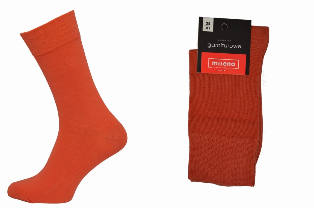 

Milena Skarpety Garniturowe Rude roz 42-46