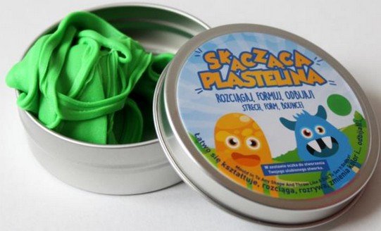 

Magiczna Skacząca Plastelina Fluo Zielona Sprytna