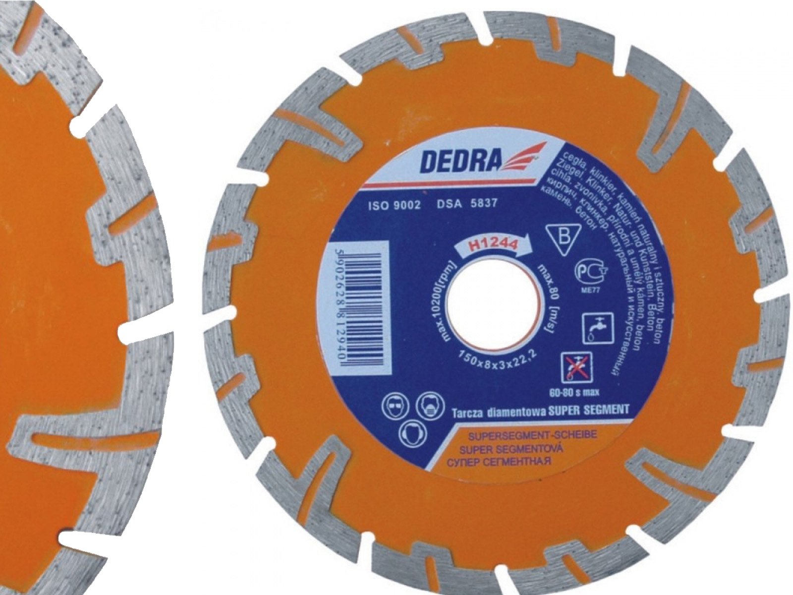 

Dedra Tarcza Super-segment 115 beton zborojony