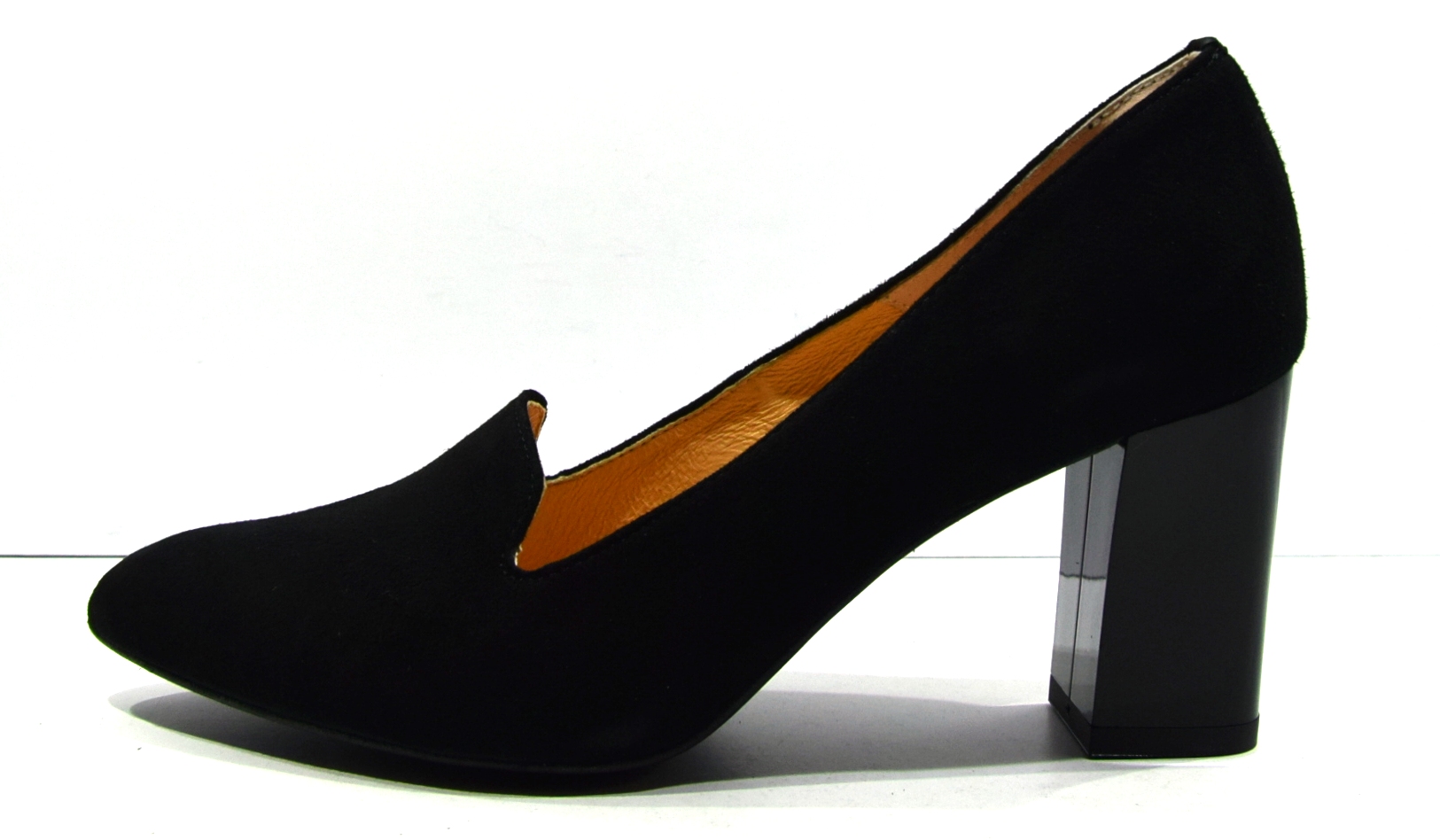 Dámské Módní Lodičky Černé Polobotky 70 Ludwik 38