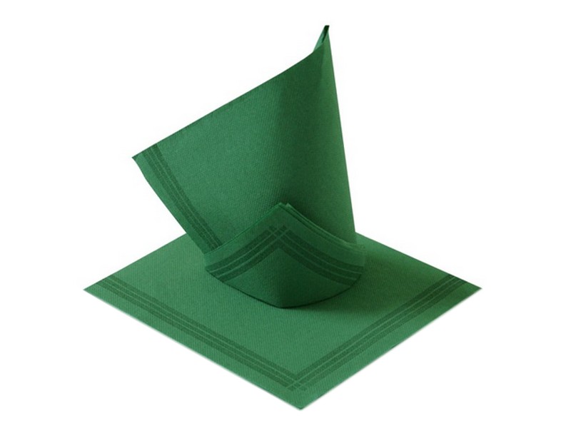 

Serwetki Tendance 38x38 ślubne ciemnozielone 50szt
