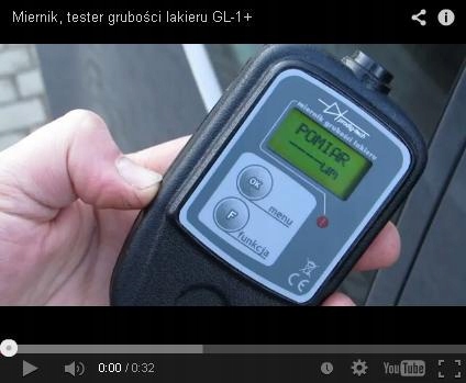 MIERNIK TESTER GRUBOŚCI LAKIERU GL-1+ CZUJNIK QGBD EAN (GTIN) 5904730635172