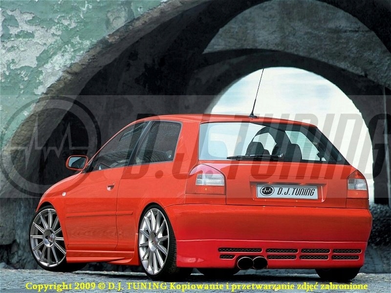 AUDI A3 8L * DOKŁADKA ZDERZAKA TYŁ * DJ-TUNING