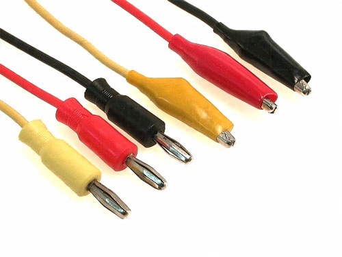 

Przewody Pomiarowe Banan 4mm Krokodyl 3SZT P-001