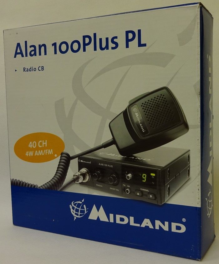 ALAN 100 PLUS T1D 4X4 + L. Emisora CB 27 Mhz. AM/FM.