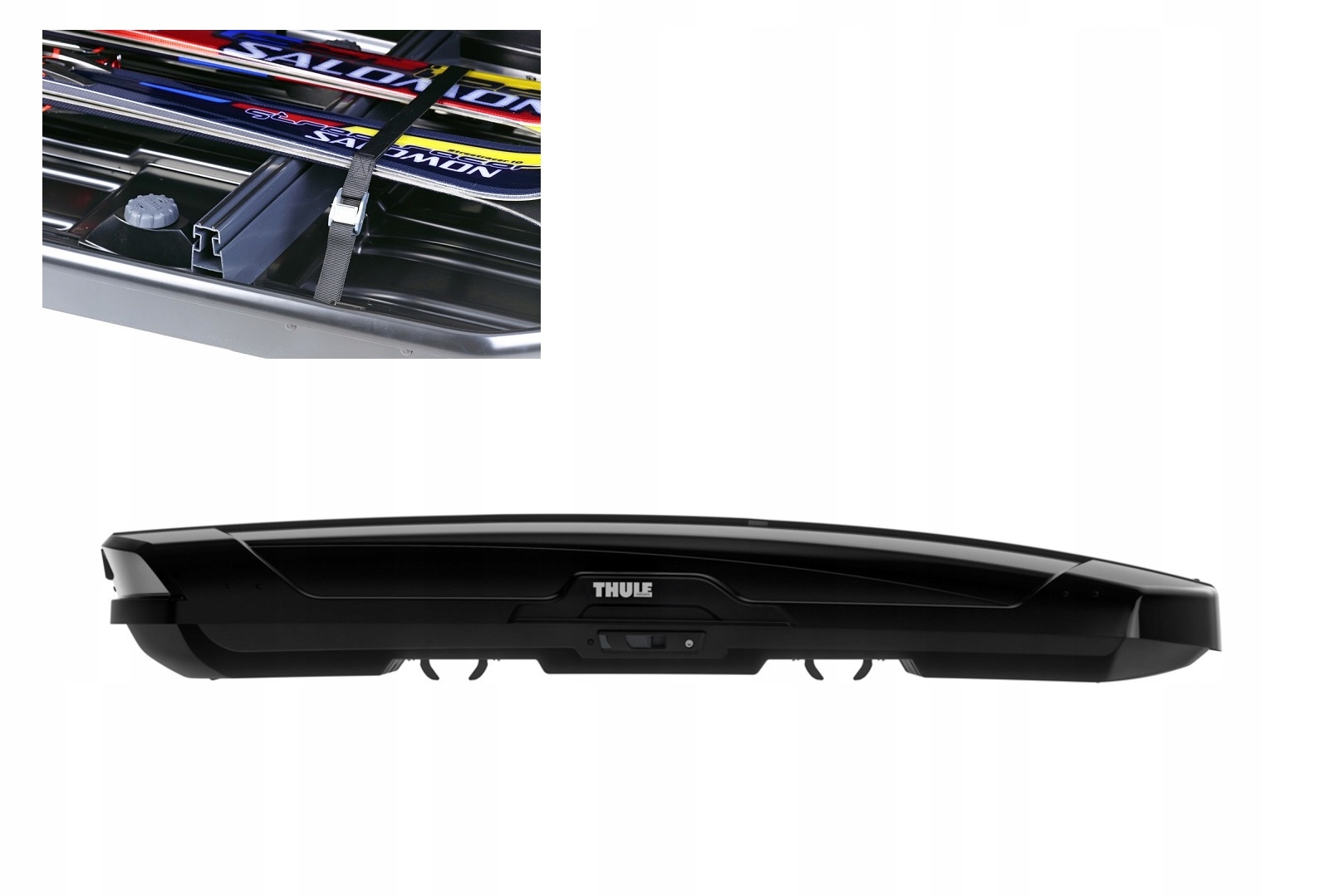 Коробка Thule Motion XT Alpine чорна коробка Thule + тримач