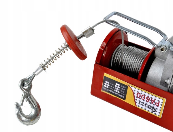 Wyciagarka elektryczna budowlana linowa 400 800kg EAN 05901477120800