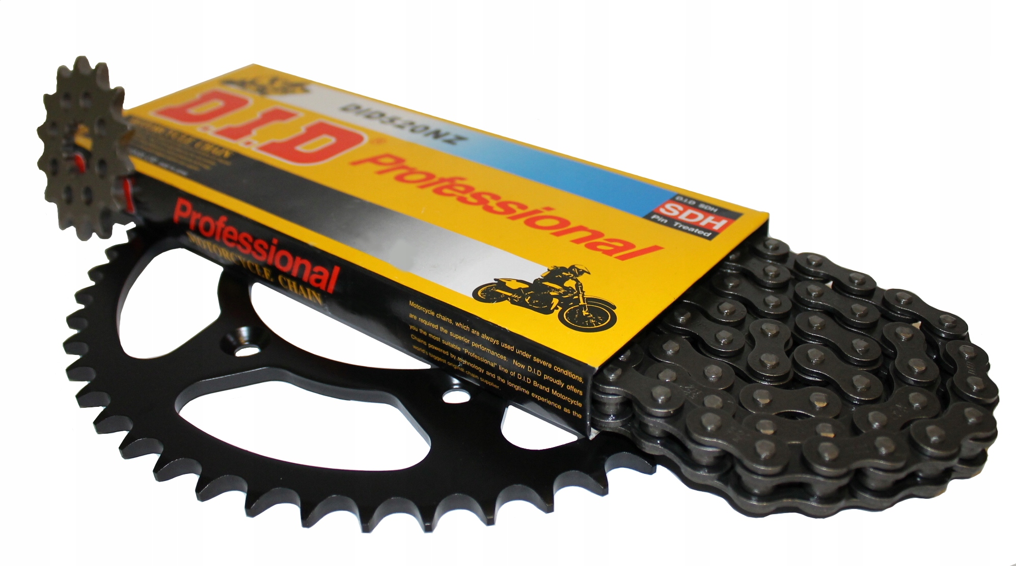 Sada pohonů Yamaha Wr-f 400 DiD Ozubení Řetěz Sup. Zesílený