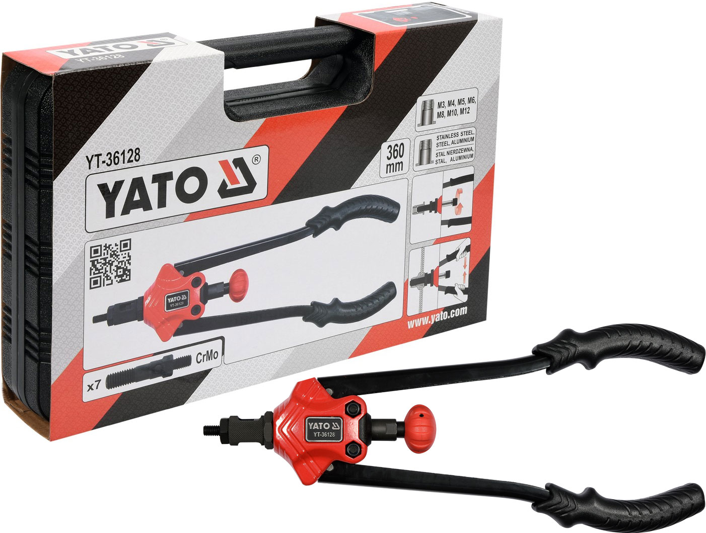 NITOWNICA RECZNA DO NITONAKRETEK M3-M12 NARZEDZIA