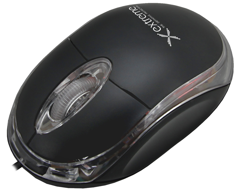 XM102K Extreme mysz Usb black z rolką 1000DPI Hq