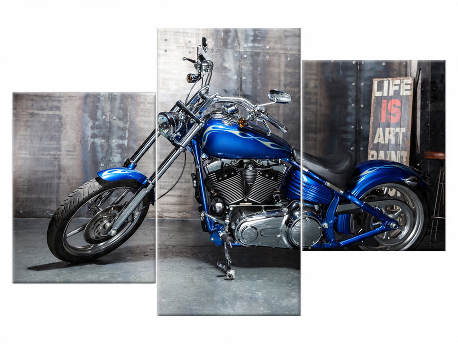 

Obraz Chromowany motocykl 90x60 2379A_3K salon