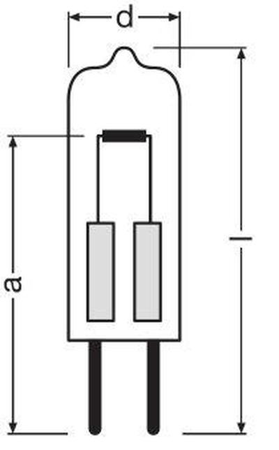 Żarówka OSRAM HALOSTAR OVEN 20 W 12 V G4 64428 Kod producenta Halostar Oven
