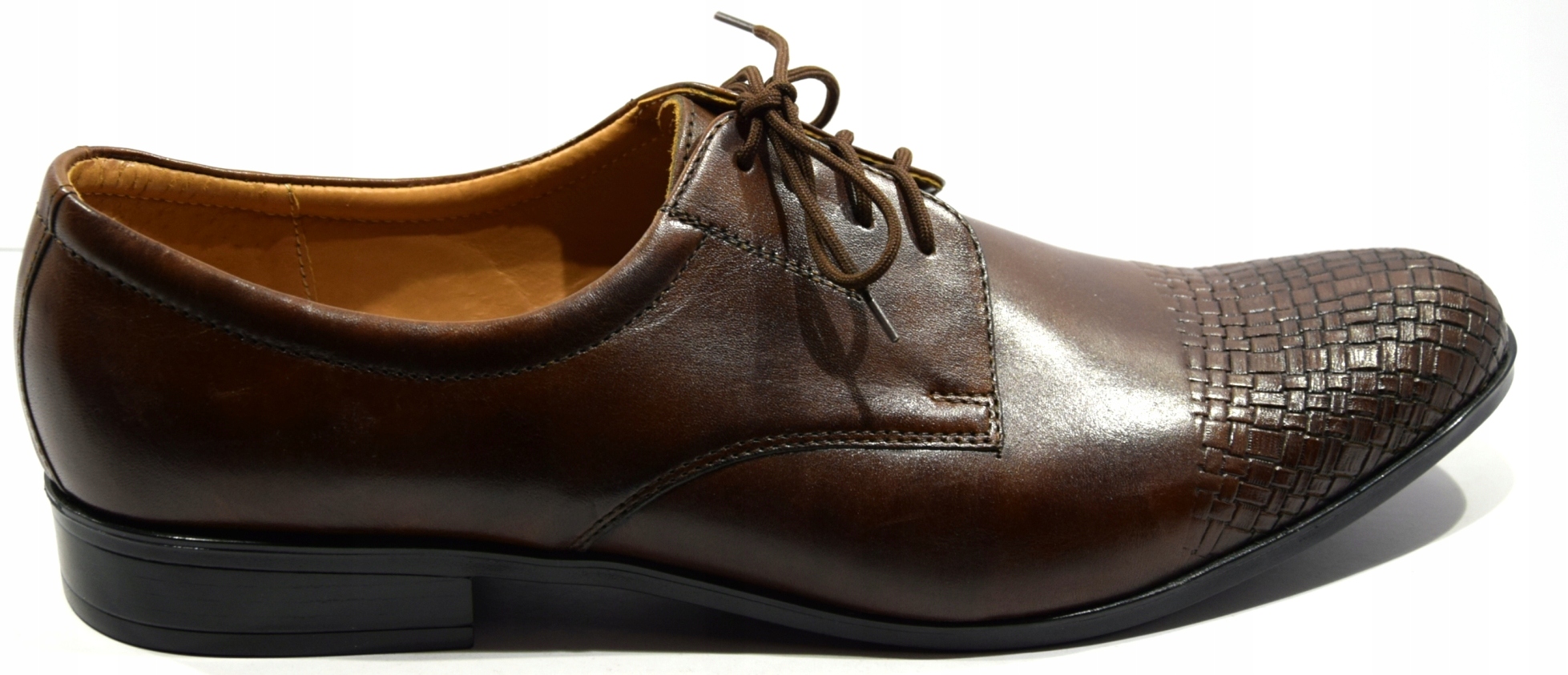 Pánské Elegantní Polobotky Hnědé 620/W14 R40