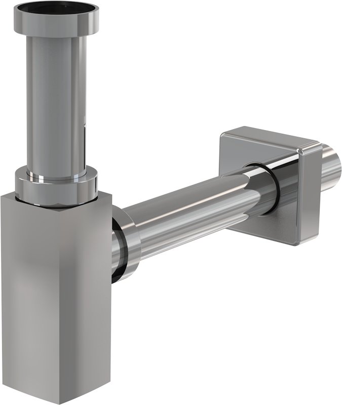Sifón umývadlový Metal Quadro AlcaPLAST A401 alcadrain