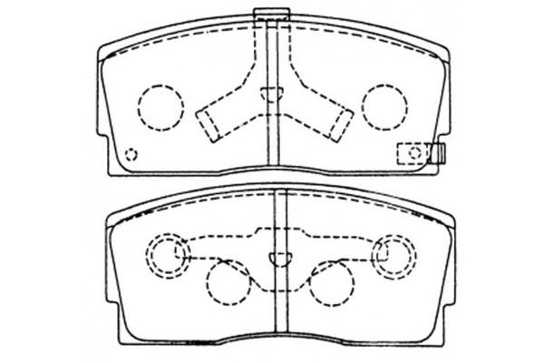 Ferodo FDB718P Klocki Hamulcowe