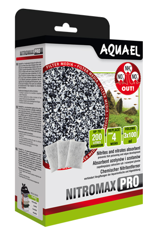 

Aquael Nitromax Pro 300ml Żywica Jonowymienna