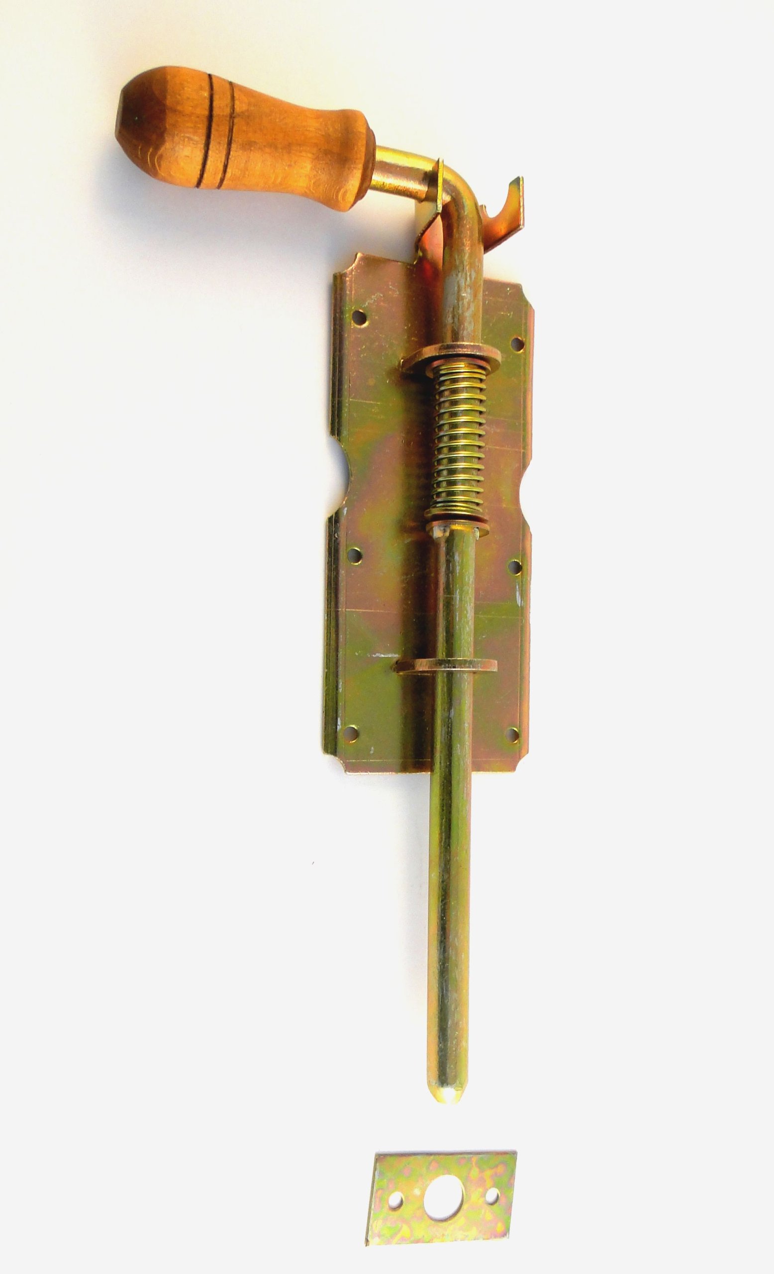 ZASUWA RYGLOWA SPRĘŻYNOWA DO BRAMY GARAŻU 320 mm