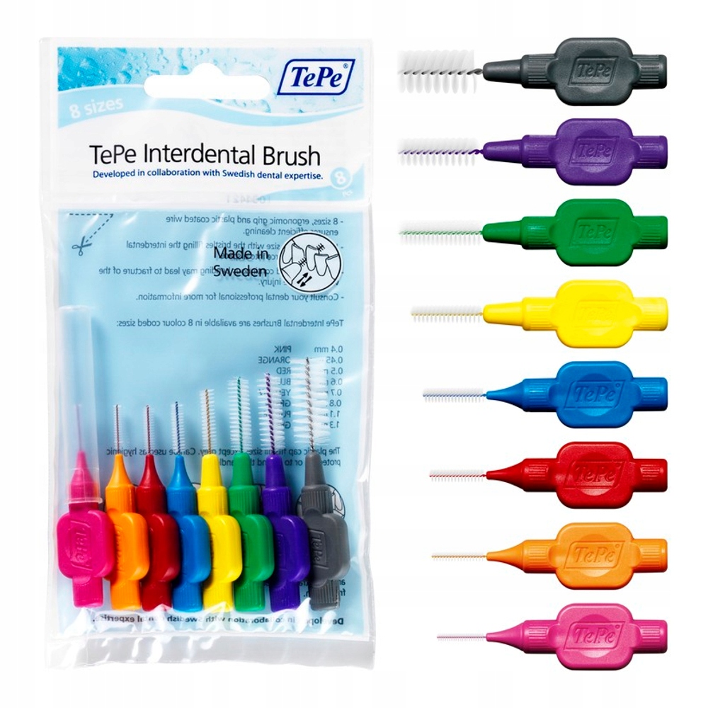 

Tepe ID Original 0.4-1.3mm szczoteczki Start 8szt.