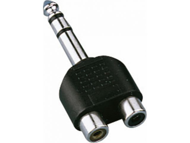 

Monacor NTA-178 - Przejściówka 2x Rca - Jack 6.3mm