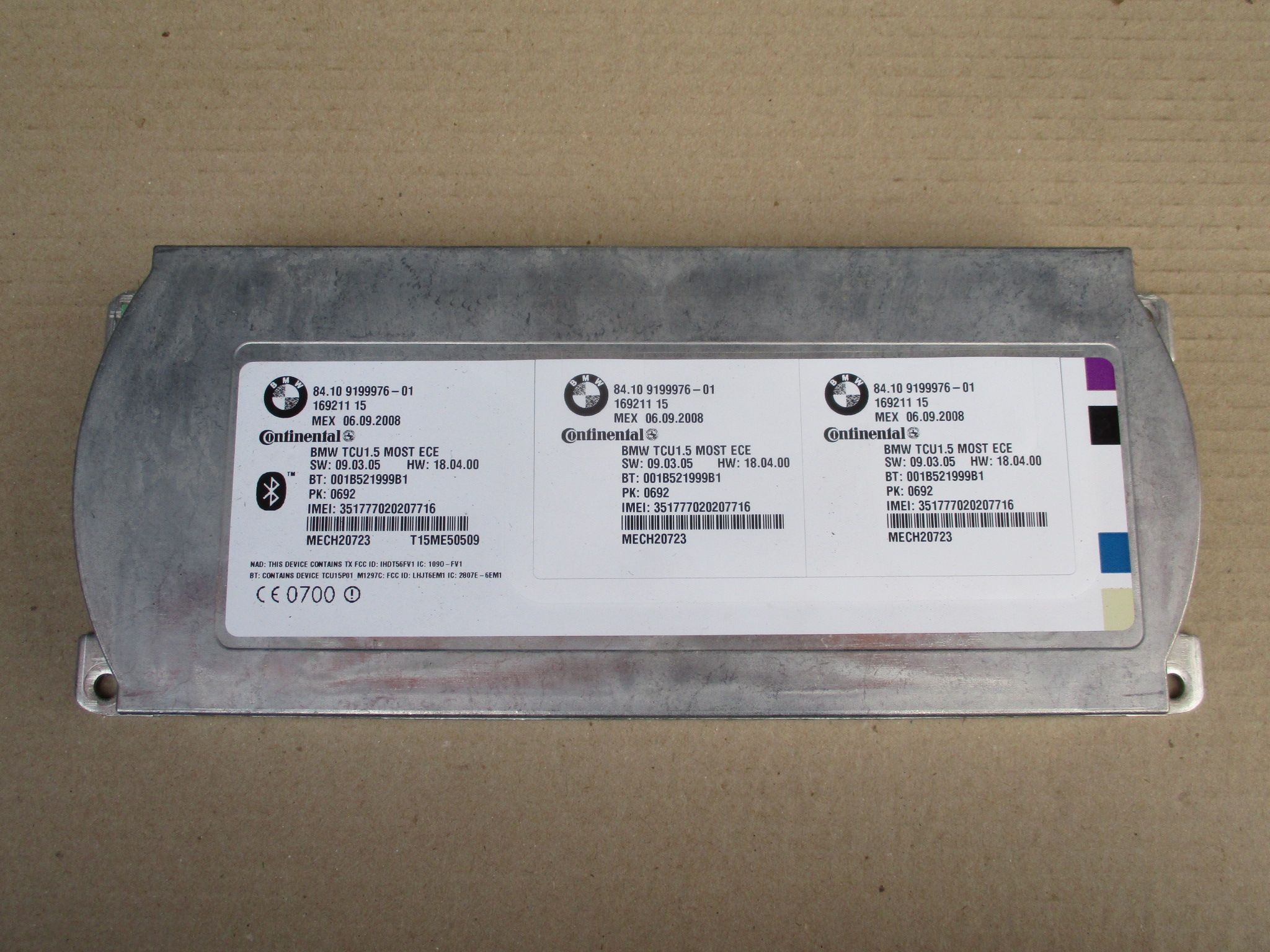 Модуль bluetooth BMW OE 84109199976