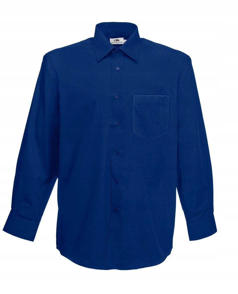

Men Poplin L/s Shirt Navy XXXL