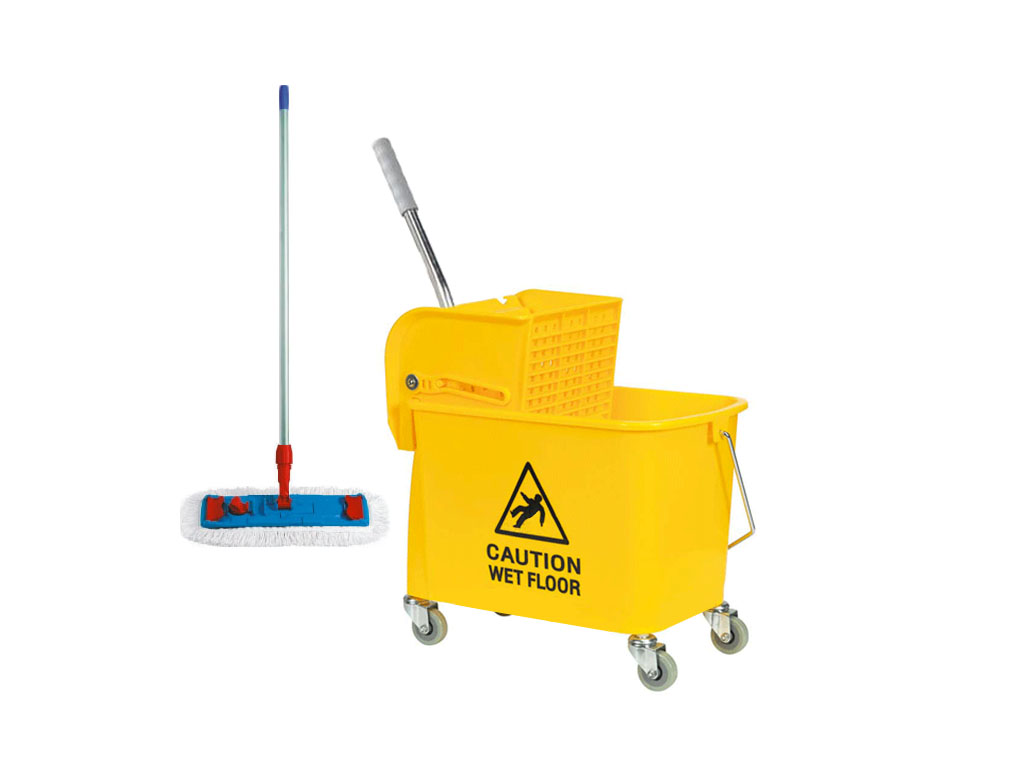 

Zestaw Wózek do sprzątania 20l + Mop Speedy 50CM