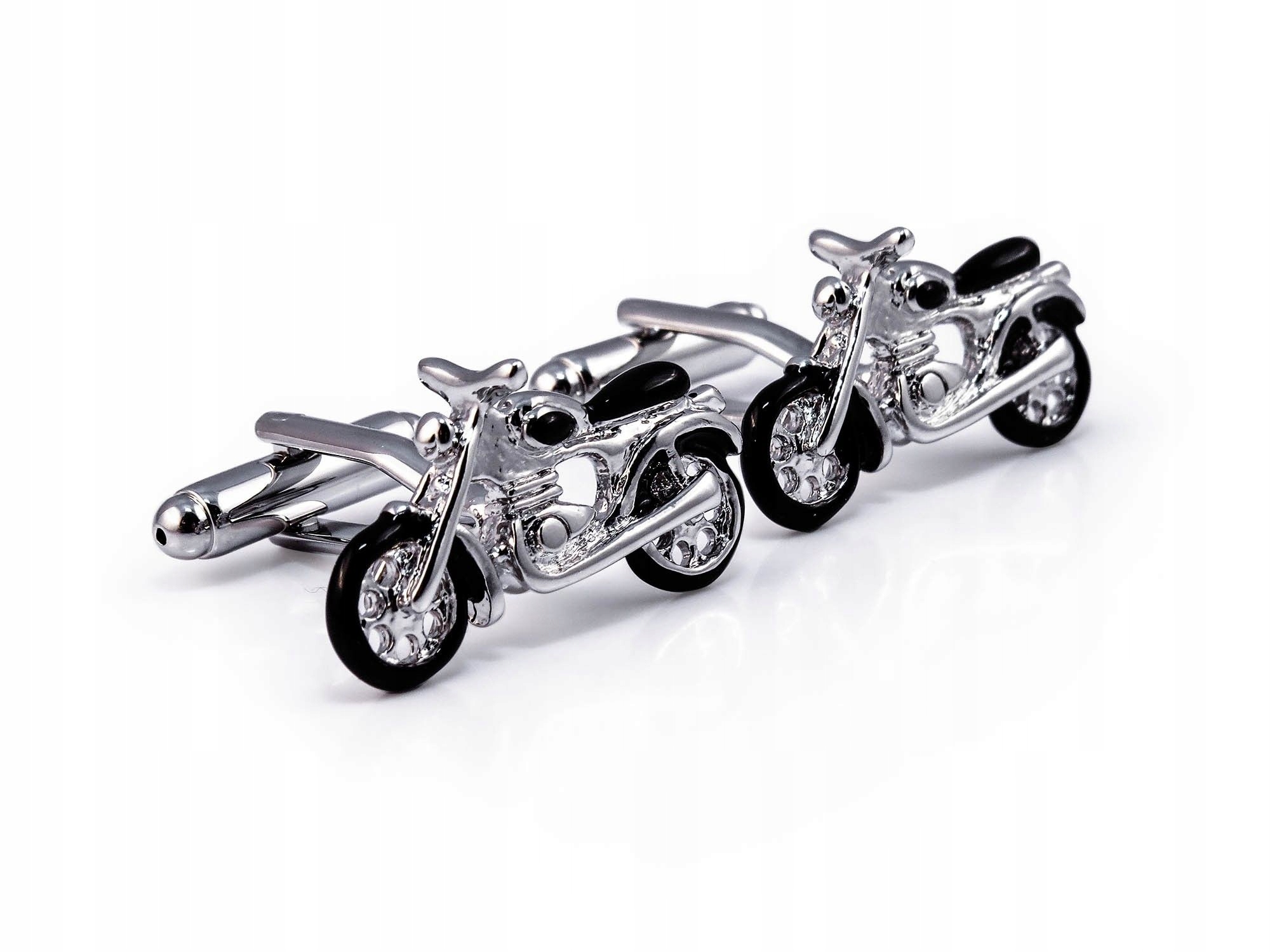 

Spinki do mankietów Motocykle Choppery U145 +etui