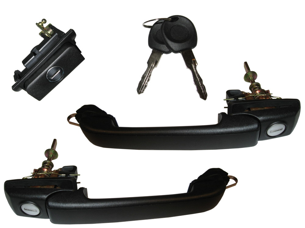 #0529 - VW GOLF III 3 ЗАМКИ ВСТАВКИ ДВЕРНЫЕ РУЧКИ КОМПЛЕКТ